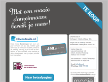 Tablet Screenshot of chemtrails.nl